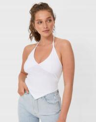  Fehér Testhezálló Pamut Basic Felső 34