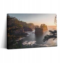 Wallfluent Vászonkép Canvas Tartós Fali Iroda Tájkép Sziklák és Naplemente (010030010150000075706)