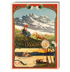  Utazószoba poszter Ossola Olaszország A3 (Plakat Podróżniczy Ossola Włochy)