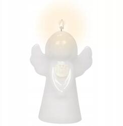 Adpal Gyertya Angyalka ostya lakkal fehér Ihs 12cm