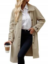 Shein Kabát Bézs Vékony Tavaszi 42 XL__XL