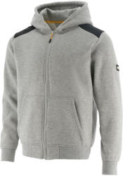 Caterpillar férfi kapucnis pulóver cipzáras logóval Cat 1910158 szürke S * (1910158)