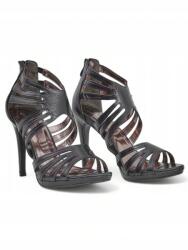 Shein Shien Fekete Cipzáras Magassarkú Szandál 40-ES __40 (sx25022634133661991)