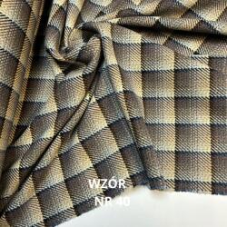  Kockás gyapjúszövet (wzór 40)