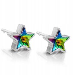 BLOMDAHL Hipoallergén Fix Fülbevaló Blomdahl Star Green Shimmer 6 MM Sfj (15-0108-86 (B))