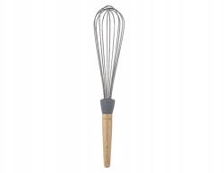 Ernesto Konyhai habverő fa színű fogantyúval (4055333081130)