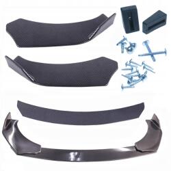  Univerzális Splitter Diffúzor Első Lökhárító Betét 3 Részes Karbon