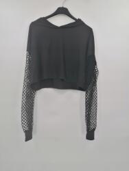 Shein Fekete Elasztikus Női Pulóver L/XL Aaa