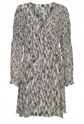 ICHI Krémszínű Mintás Ruha (38) (396498)