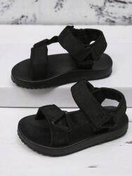 Shein A21106 Fekete Tépőzáras Gyerek Szandál Shein (24) 26