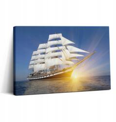 Wallfluent Canvas Fotó Vászon Edzőterem Fa Keret Yachtok Vitorlázás Vitorlák (010030010150000074652)