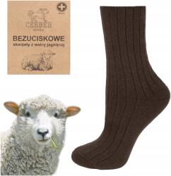 CERBER kompressziós zokni báránygyapjúból Art. 0251 Sötétbarna 39/41