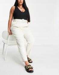 VERO MODA Klasszikus Krémszínű Nadrág 46/32 2ADU