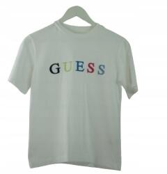 GUESS Fehér Logós Póló, Size 8L, pamut (382088)