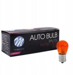 m-tech Izzó 24V 21W BAU15S Narancssárga