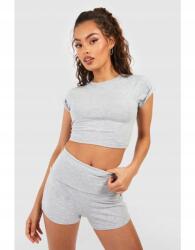 Boohoo Szürke Melírozott RöVIDNADRÁG (42) (GZZ58305-265)