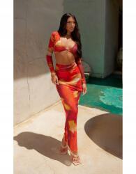 Prettylittlething Színes Maxi Szoknya (38) (565270)