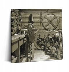 Wallfluent Falikép Canvas Stílusos Ajándék Konyha Régi Motorkerékpárok 60x60 cm (010030010270000075045)