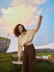 Shein HC33213 Shein Rövid Galléros Pulóver Chicago Nyomtatással