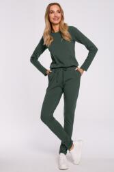 MOE Női Overál Női Alkalmi Kényelmes Hosszú Ujjú Zöld 40 L