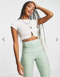  Krémszínű Felső Casual Pamut 38 M 1ADL