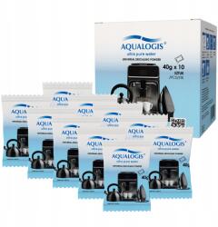 Aqualogis Vízkőoldó por kávéfőzőkhöz, vízforralókhoz és vasalókhoz 10x tasak 40g (ADS10)