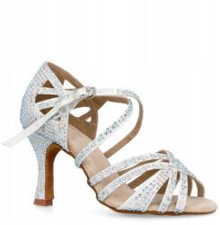 TYMOTEO Professzionális tánccipő- Tymoteo D1 Fehér 39 (TYMOTEO D1 BIAŁE)