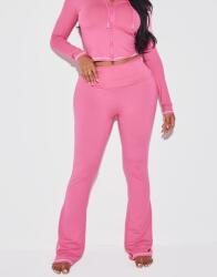 Prettylittlething Rózsaszín Leggings Harang Sima Magas Derék Prettylittlething 36