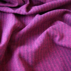 Anmartex Jacquard kötöttáru Halszálka karcolás 280g Málna+Gránátalma 1mb (002)