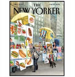  Poszter New Yorker Új York Művészet Hot-dog A3 (Plakat NEW YORKER nowy jork sztuka fast food)