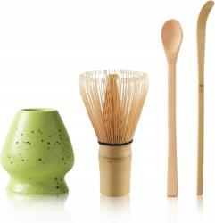 Matcha Tea készlet: Chasen bambusz ecset, zöld (NETK065)