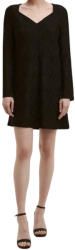 Reserved XC67310 Ruha Mini Fekete Hosszú Ujjú V-nyakkivágással S
