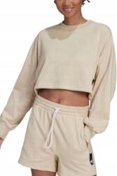 Adidas Női pulóver Adidas Crew bézs rövid oversize pamut melegítő méret Xs (HE3095)