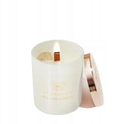 CRYSTALLOVE Szójagyertya hegyikristályokkal és bergamotttal