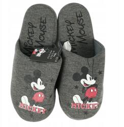  Textilomanie Mickey Mouse papucs sötétszürke színben 42 43 (PNTF/MIC/4243/TSED)