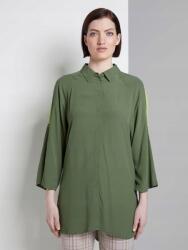 Tom Tailor Zöld, bő szabású 3/4-es ujjú ing, Size S (389511)