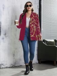 Shein CC43218 Shein Egysoros Blézer Lánc Mintás 44-ES