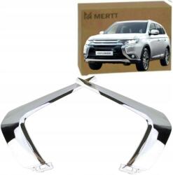 Mertt Mitsubishi Outlander 2015- Díszléc Króm Lökhárító Betét Bal Jobb Szett