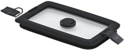 RÖSLE Capac ROSLE FLEXX 2GO 10L din sticla cu clipsuri transparentnegru aromadens (152081)