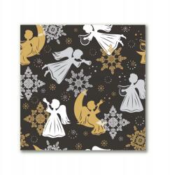 Tulup Canvas fotó 50x50 Hópelyhek Angyalkák Karácsony (ock-50x50-174497801)