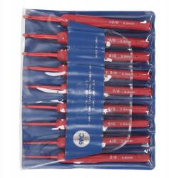 9 Db Horgolótű Piros Alumínium Anyagból