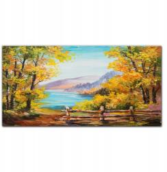Coloray Fotó-vászonkép Erdő tenger táj 100x50 (010030010010000017539)
