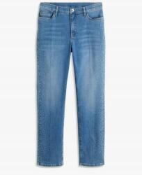 Bonprix 40-es farmernadrág, kék, gyöngy díszítéssel, 82% pamut, 16% poliészter