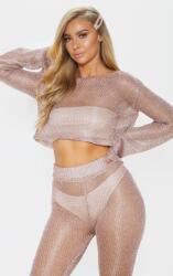 Prettylittlething Prettylittle Áttetsző Felső S