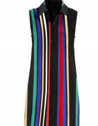 Bonprix 40-ES hosszú viszkóz ing, többszínű