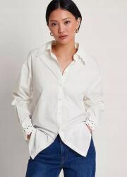 Monsoon Krémszínű Hosszú Ujjú Ing (s) (596585)