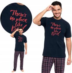 Moraj Férfi pamut pizsama hosszú kockás nadrág Plus Size Moraj 4XL (5600-002)