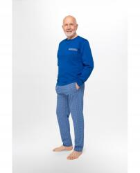 Martel Férfi pizsama 412 Marcel II Martel 4XL búzavirág (PIŻAMA MĘSKA MARTEL MARCEL NIEBIESKA 4XL)