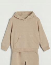 Reserved EC46107 Kötött Fiú Kapucnis Pulóver Zsebbel 80-AS