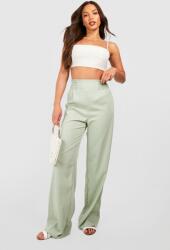 Boohoo Zsályás Egyenes Nadrág (34) (GZZ54508-209)